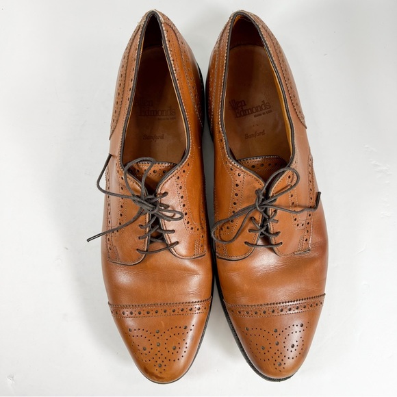 Allen Edmonds Other - Allen Edmonds Sanford Brown Leather Lace Up Oxford Dress Shoes Mens size 11 C